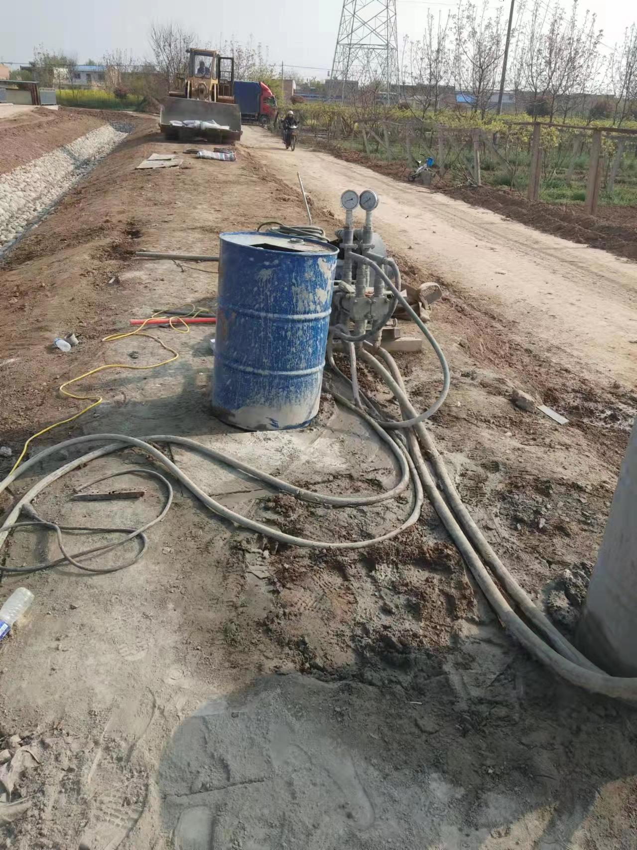 九合垸原种场顶管注浆